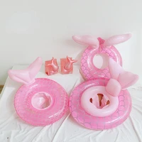 mermaid inflatable circle baby infant float pool swimming ring floating seat summer beach party pool toys