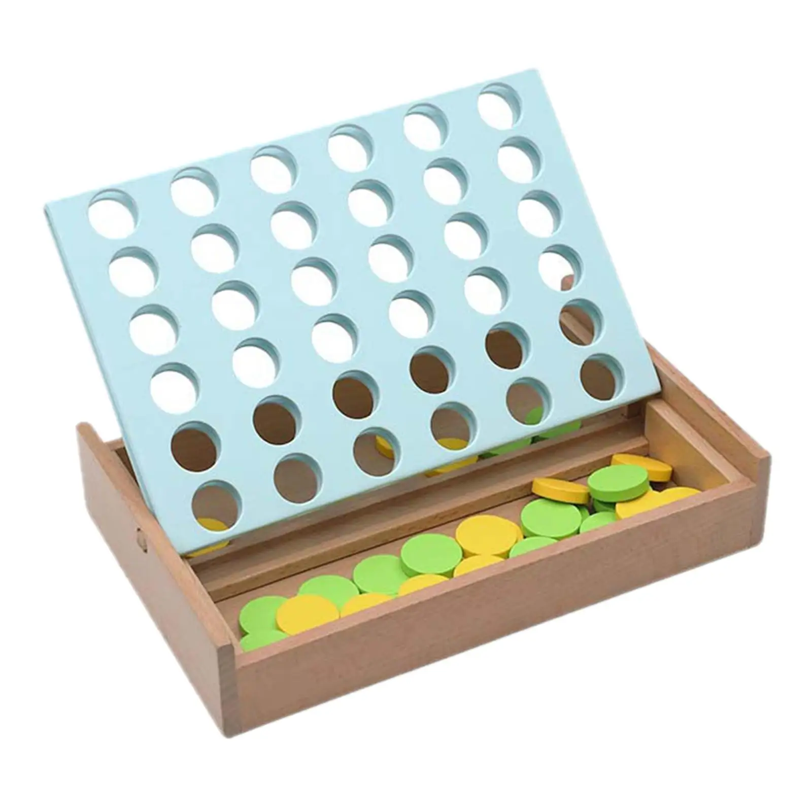 4-дюймовая деревянная настольная игра для подключения детей мальчиков и девочек