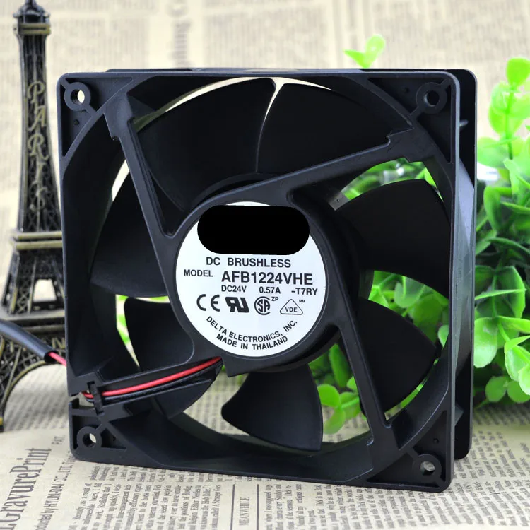 Оригинальный новый 100% рабочий 12038 12 см AFB1224VHE DC 24 В 0.57A инвертор Электрический сварочный охлаждающий вентилятор