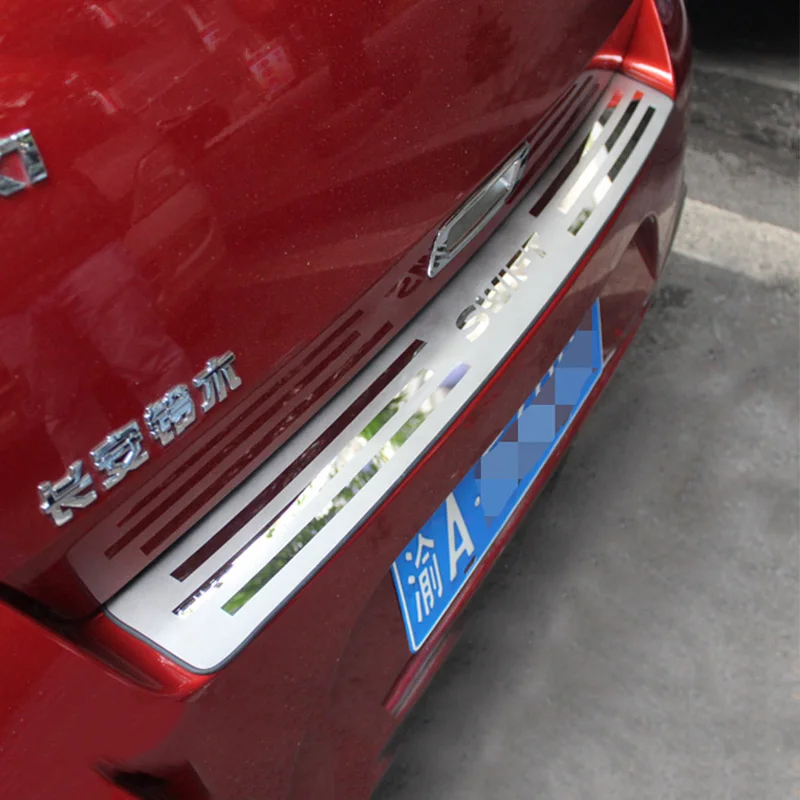 

Car Stainless Steel Rear Door Bumper Protector Sill Plate Rear Styling for Suzuki Swift 2011-2020