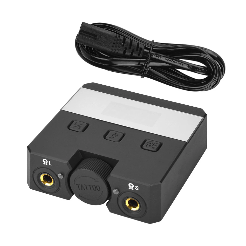 

Tattooing Power Supply EU/US/UK/CN Plug LED Display Wear-resistant Professional Voltage Changer with Powers Cord EU Plug