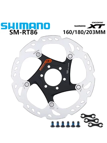 Тормозной ротор SHIMANO RT86 DEORE XT 6 болтов 160/180/203 мм