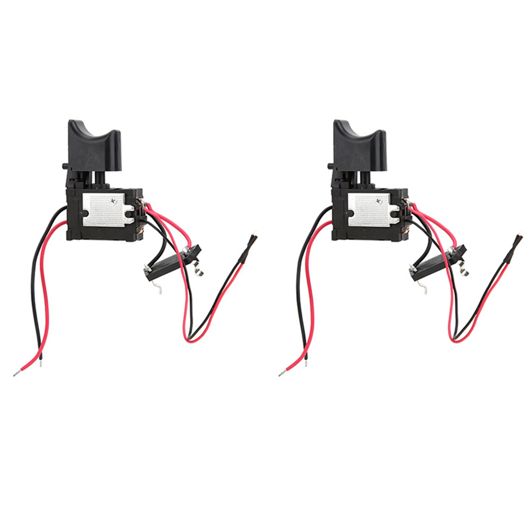 

2X 7.2V- 24V Drill Speed Controller Drill Switch Lithium Battery Cordless Drill Speed Control Trigger Switch With Light