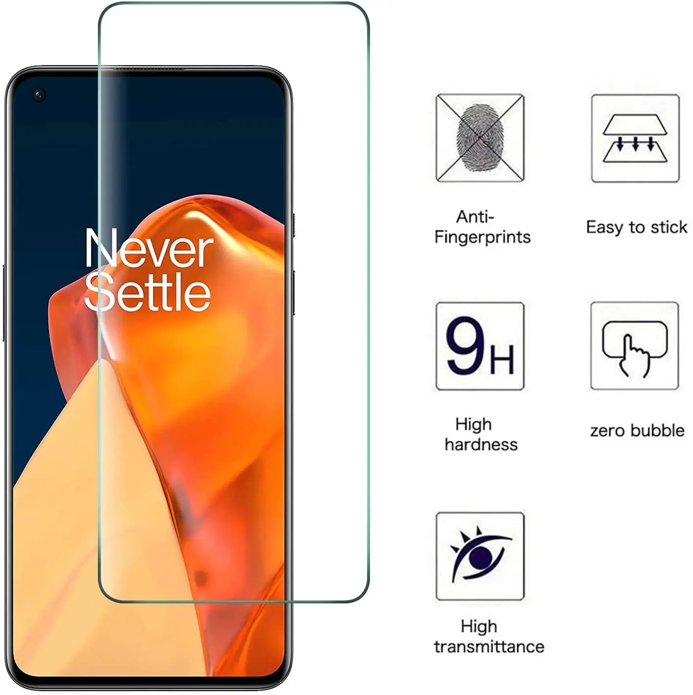 

Для OnePlus Ace Pro 10R 10T 9 9R 9RT Nord 2 CE 8T CE 2 5G закаленное стекло 9H безопасная защита экрана для OnePlus 7T 7 6T 6 5T
