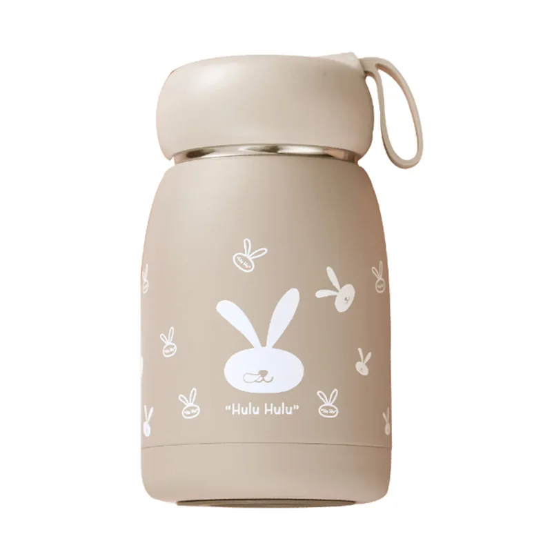 Student Penguin Small Thermos Cup Children's Pot Rabbit Stainless Steel Gift Water Bottles Cute Belly Thermal Mug Drinkware |