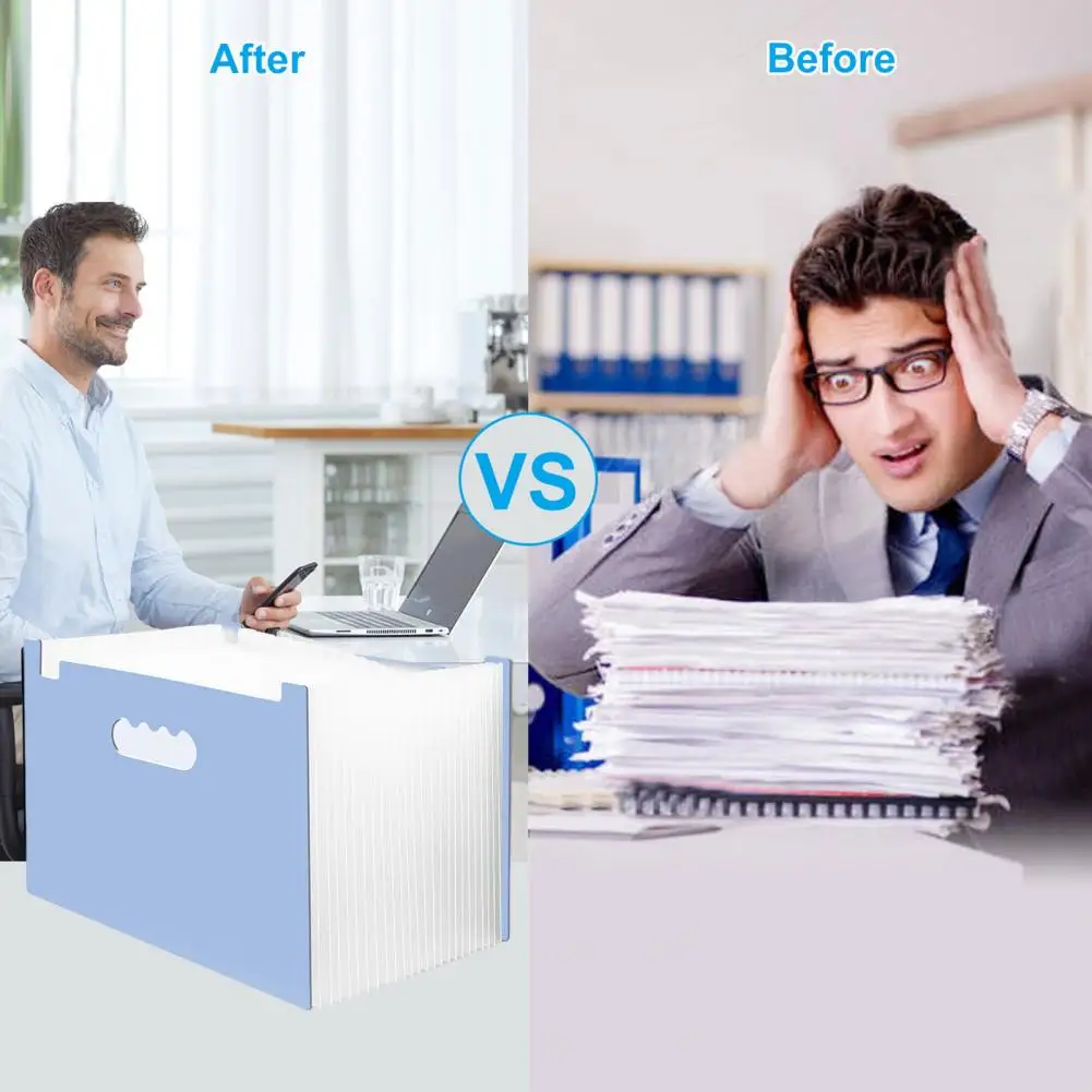 Папка-гармошка с ярлыками яркий органайзер для файлов 25 карманов