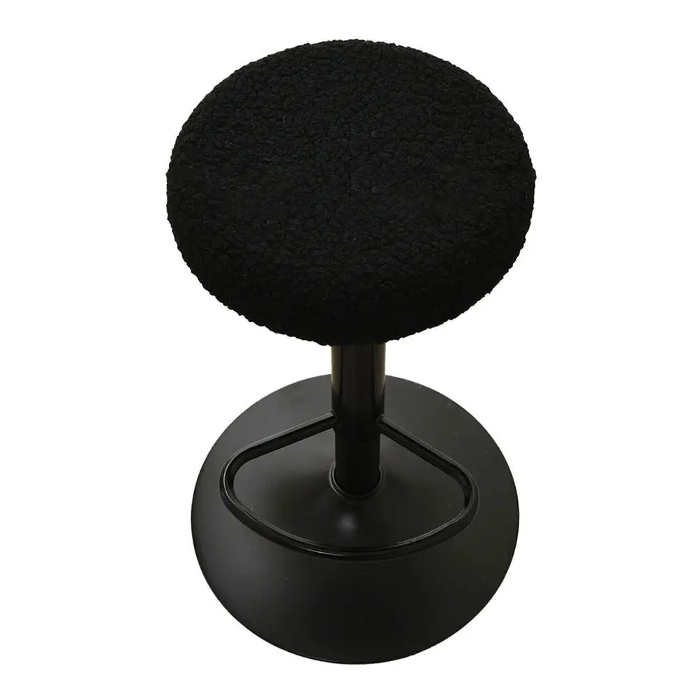 

Утолщенный плюшевый вращающийся чехол для стула, круглый чехол для стула, чехол для сиденья, круглый вращающийся чехол для стула, эластичный мягкий моющийся чехол для табурета