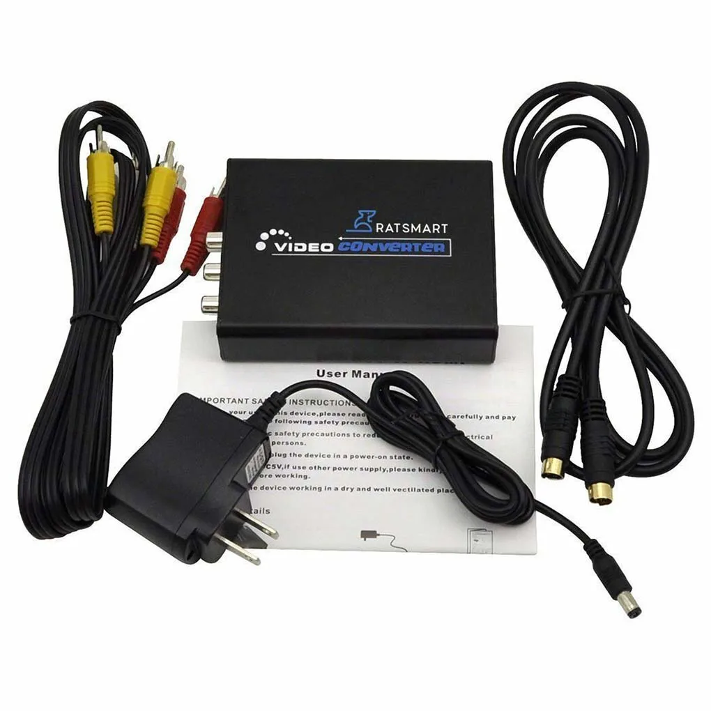 

HD Audio Video Converter Stereo Output Adapter No-driver Video Converting Devices UK Plug