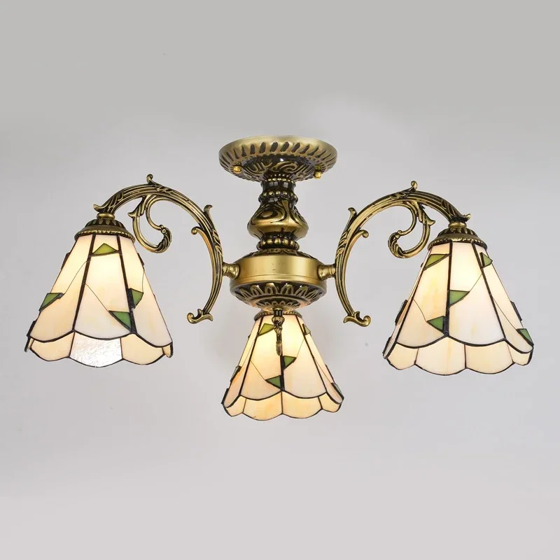 Металлический потолочный светильник в сельской местности для дома блеск