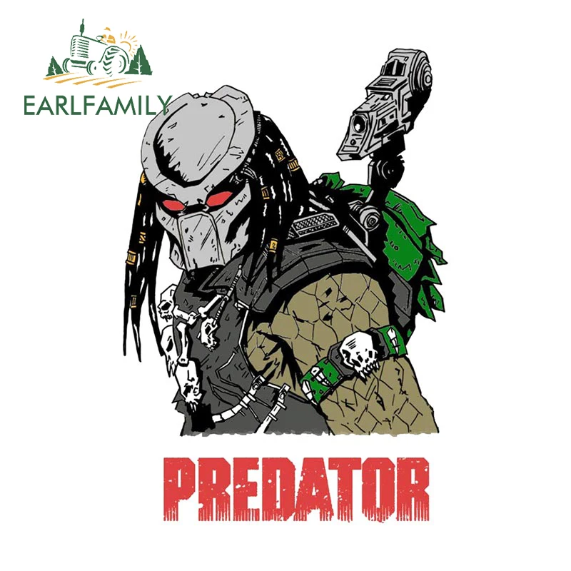

EARLFAMILY 13 см x 8,9 см для аниме Хищник виниловый семейный бампер наклейка на автомобиль защищенный от царапин Графический фургон Декор