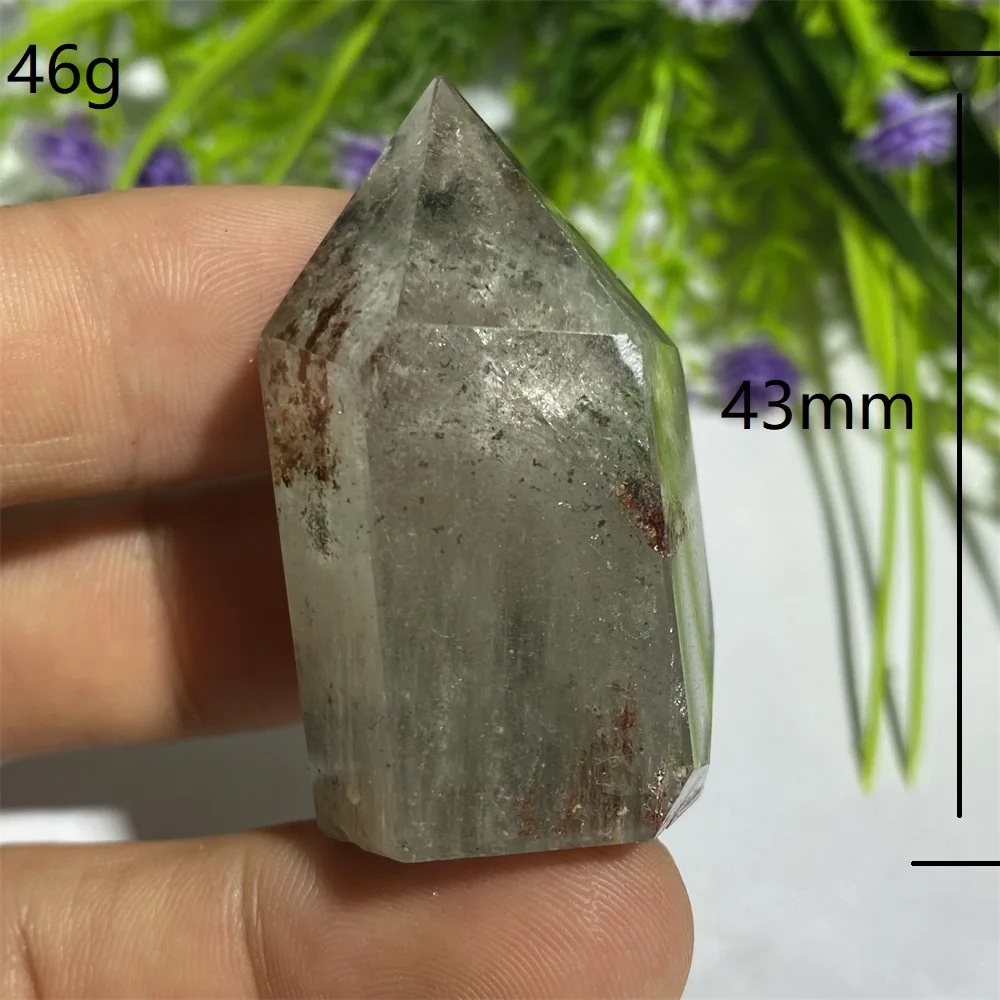 

Зеленый призрачный кварц призма