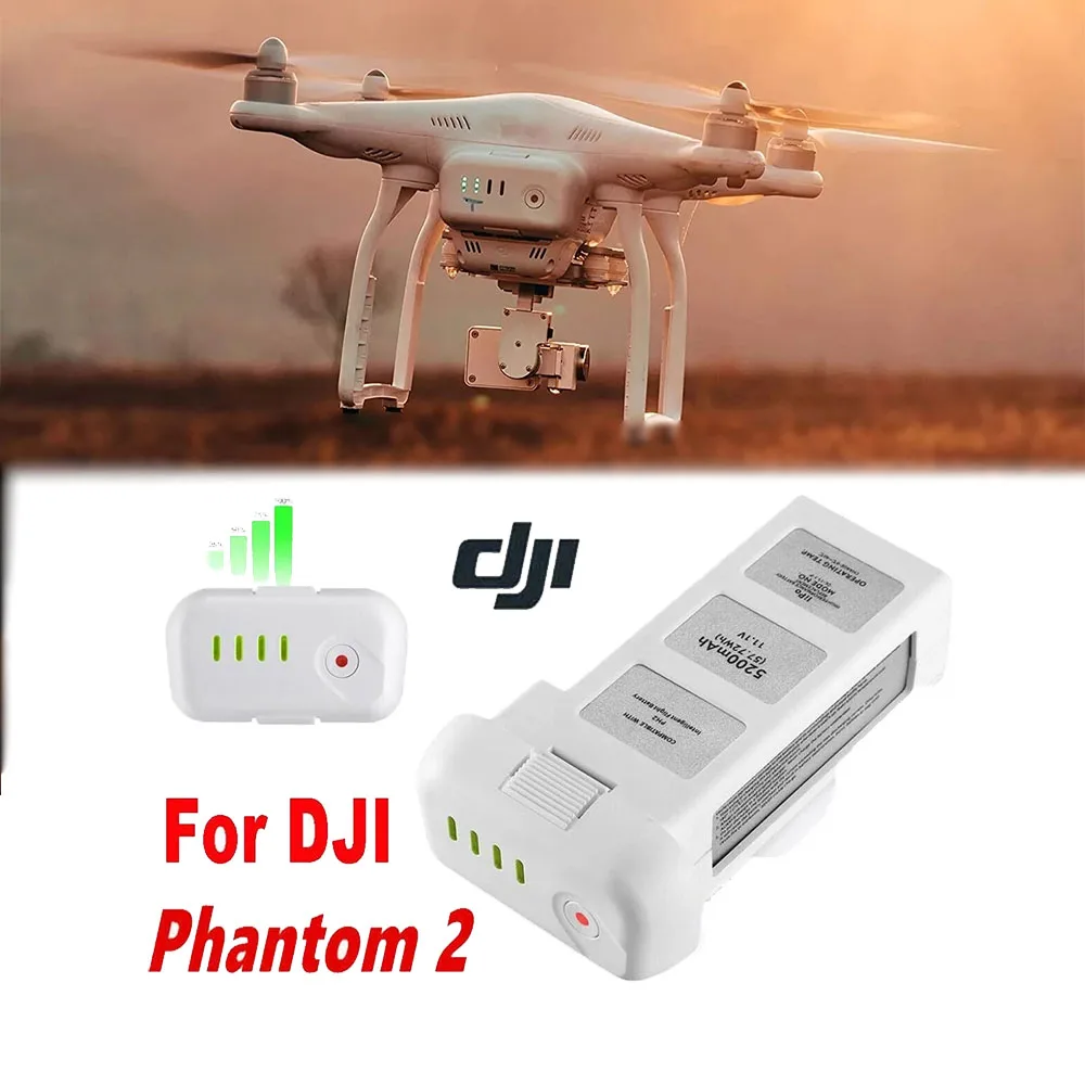 

5200mAh 11.1V LiPo Flight Battery For DJI Phantom 2 Vision+Plus Drone Quadcopter