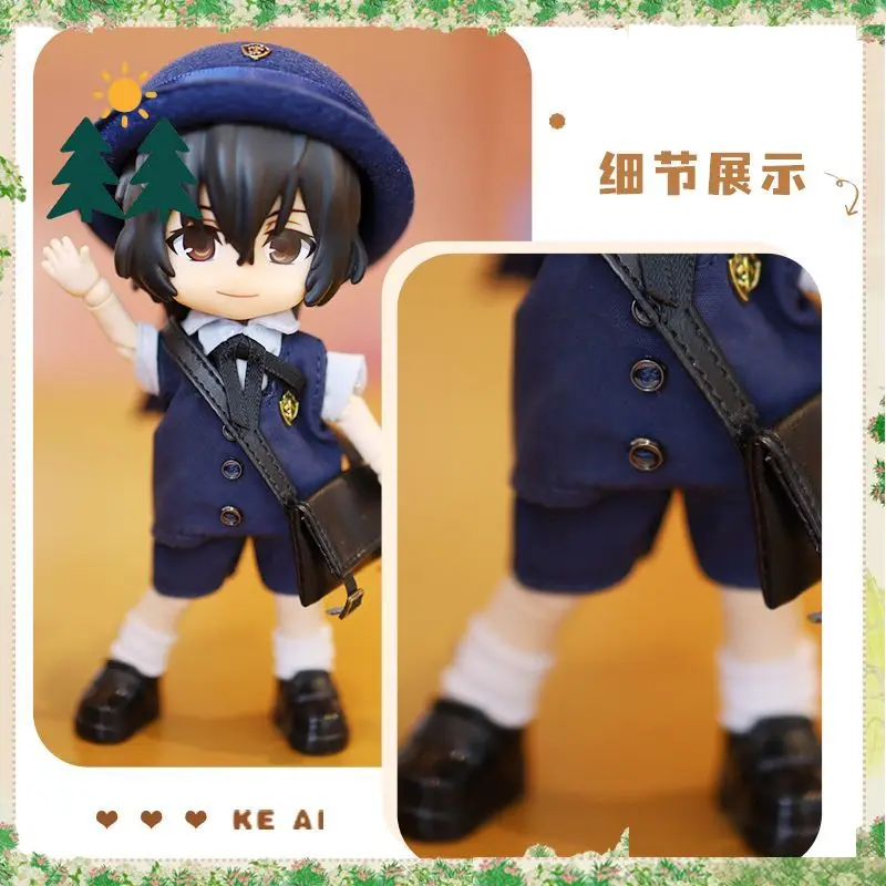Фото Оригинальная фигурка Good Smile Company Bungo Stray Dogs Осаму Дазай OB11 BJD, милая миниатюрная забавная настольная фигурка, коллекционная игрушка, подарок для девочек и мальчиков №2