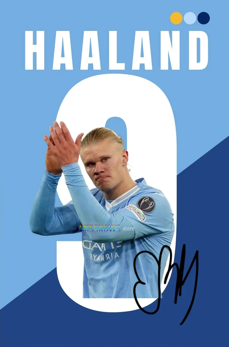 

Плакат с футболистами, печать на холсте