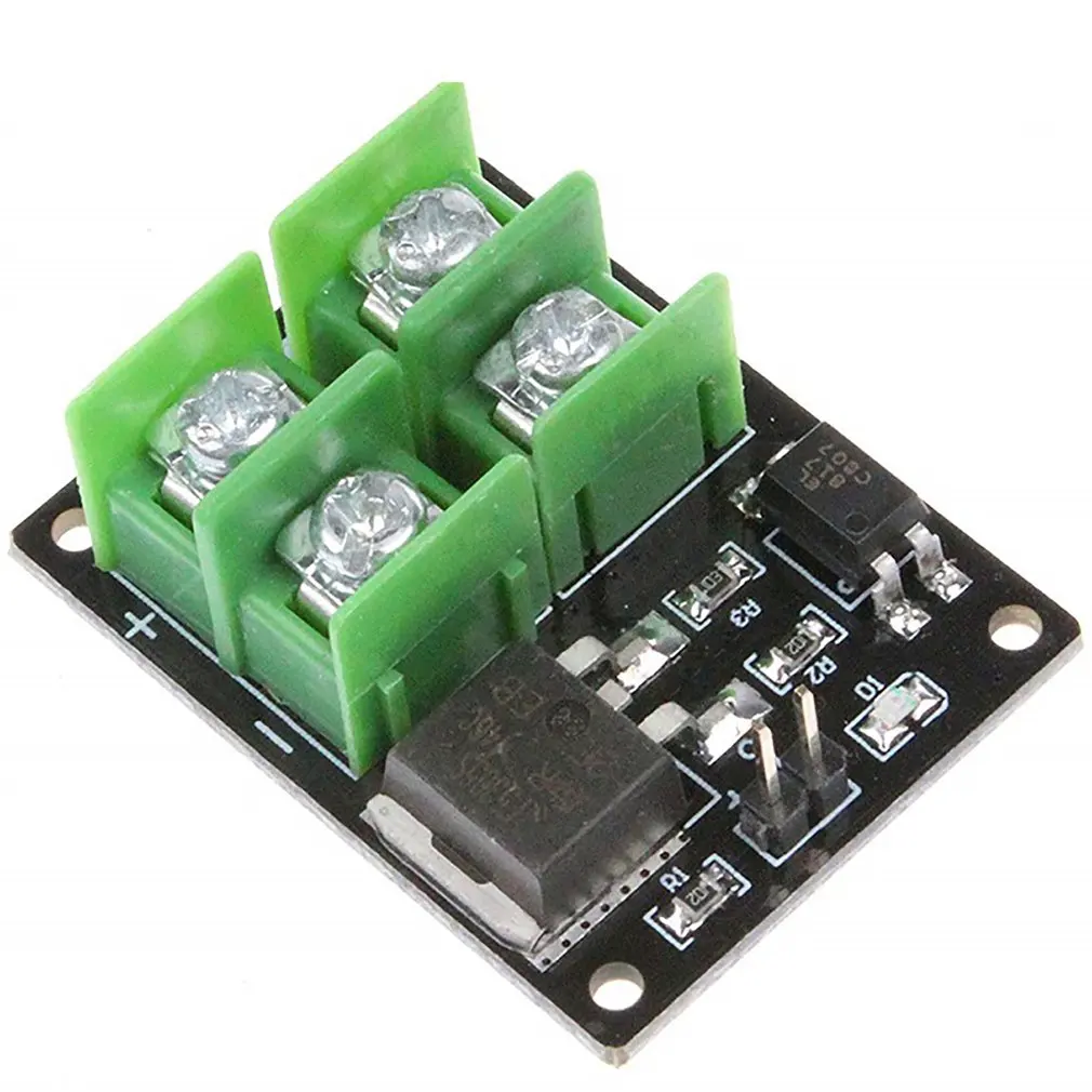 

3V 5V Low Control High Voltage 24V 36V 12V switch Mosfet Module For Arduino Connect IO MCU PWM Control Motor Speed 22A