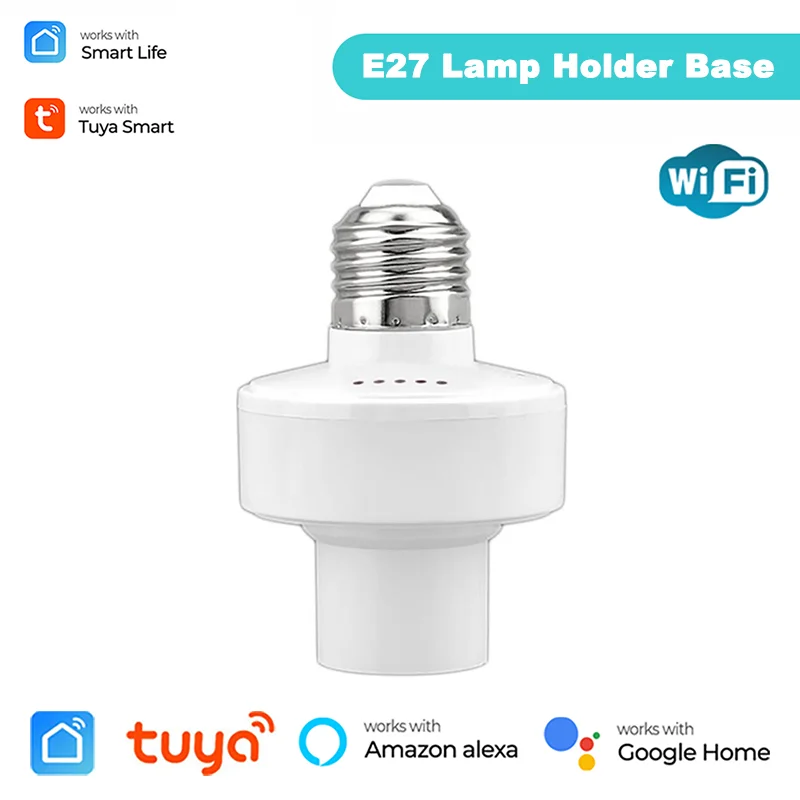 

Умная лампа Tuya с Wi-Fi, E27, с голосовым управлением