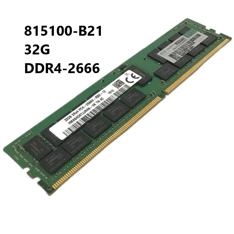 Новый комплект Смарт-памяти 815100-B21 32GB DDR4-2666 DIMM 288-Pin 2Rx4 ECC Registered CL19 RAM для серверов H + P-E-ProLiant G10. Новый комплект Смарт-памяти 815100-B21 32GB DDR4-2666 DIMM 288-Pin 2Rx4 ECC Registered CL19 RAM для серверов H + P-E-ProLiant G10.