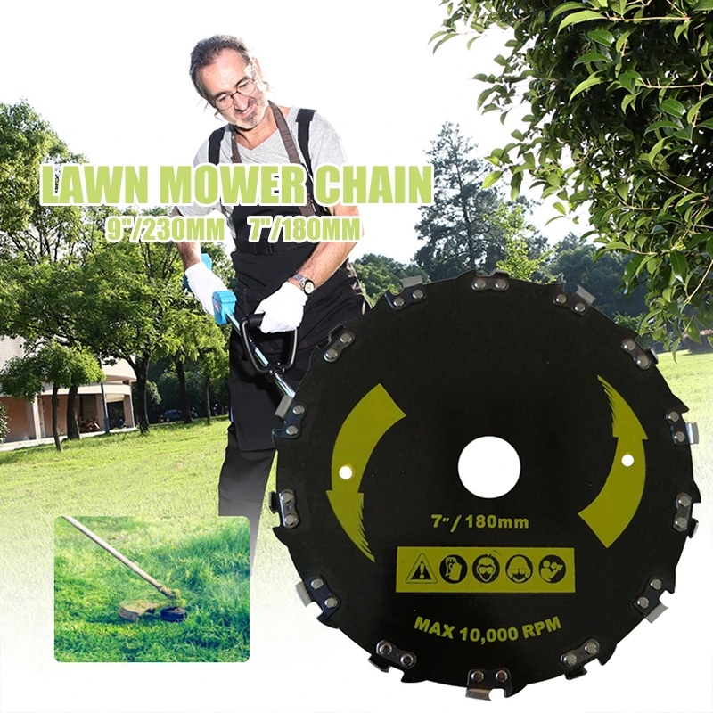 

Lawn Mover Head Steel Grass Trimmer Head 20/14 Tooth Sharp Blades Weed Brush Cutter For Garden Lawnmover Accessories