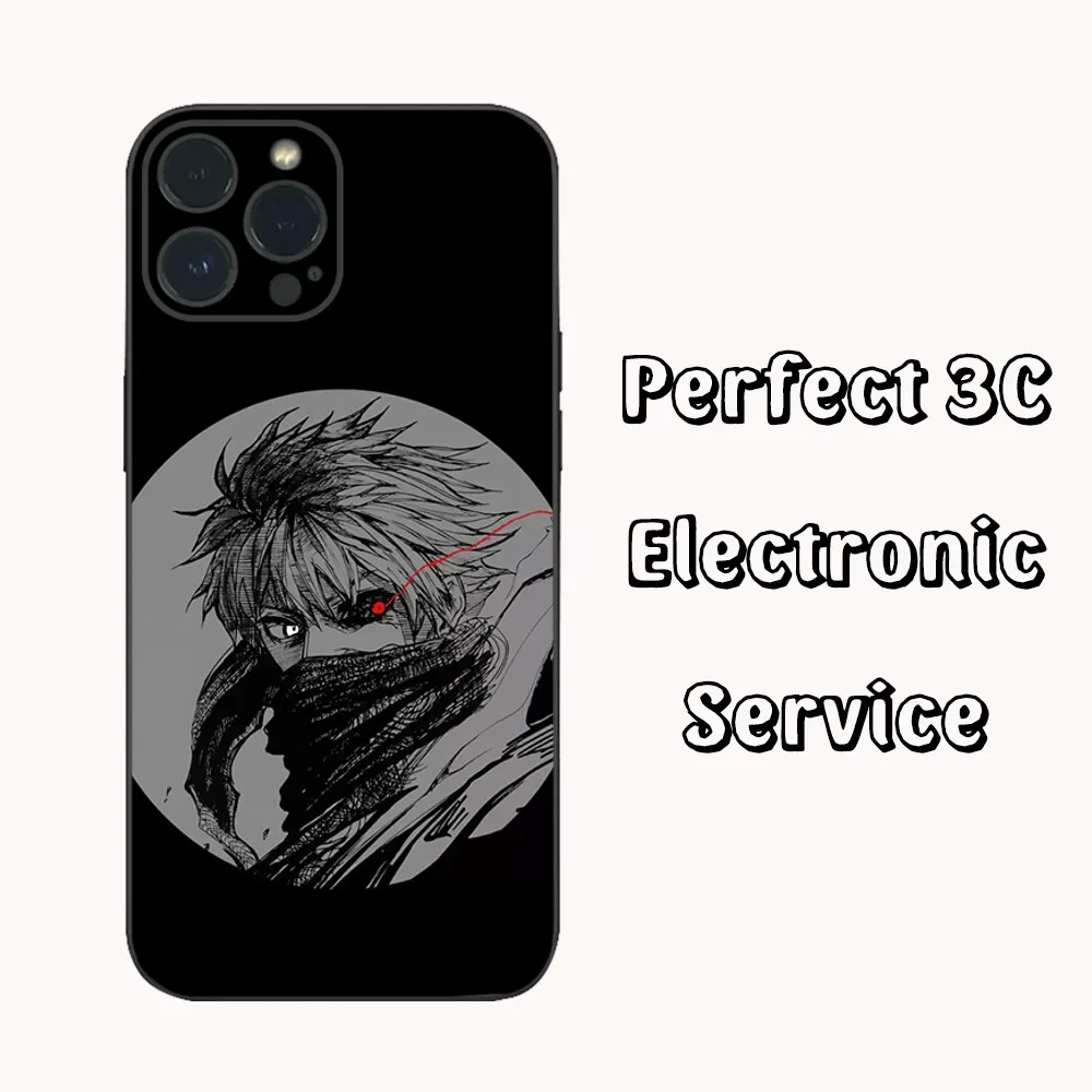Аниме Т-Токио G-Гуль канеки Кен для зла матовая искусственная кожа iPhone15 14 13 12 Mini 11