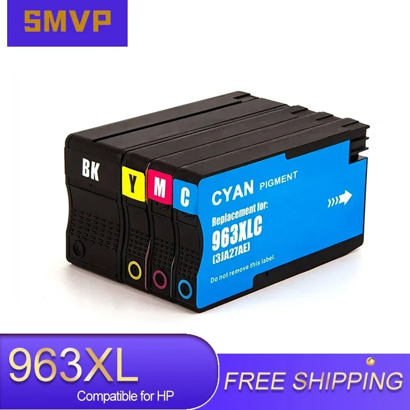 Фото Струйный картридж 963XL 967XL 963 967 XL для принтера HP963 HP OfficeJet Pro 9010 9015 с чипом №1