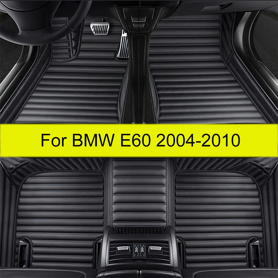 Кожаные автомобильные коврики для BMW E60 100% 2004 2005 2006 2007 2008 2009 2010
