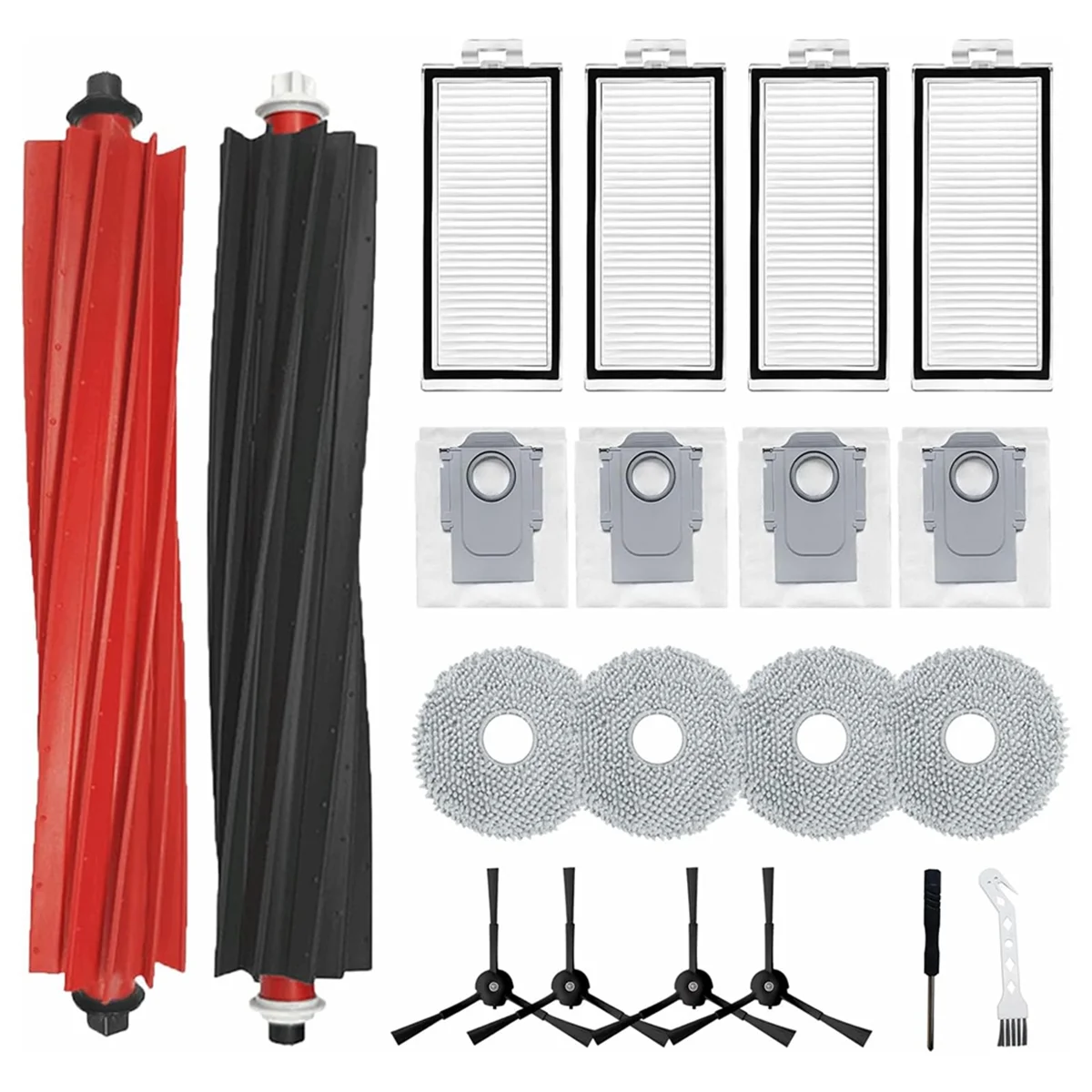 Запчасти для робота-пылесоса Roborock Qrevo Master / P10s Pro V20 основная боковая щетка Hepa