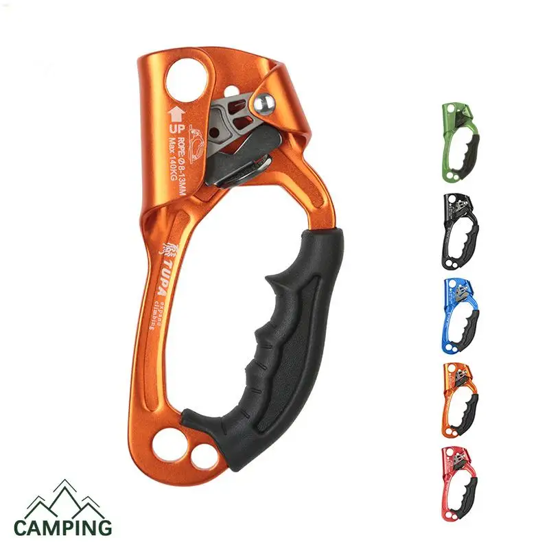 

Outdoor Rock Climbing Professional Hand Ascender Device Mountaineer Handle Ascender Left Hand Right Hand Climbing Rope Tools