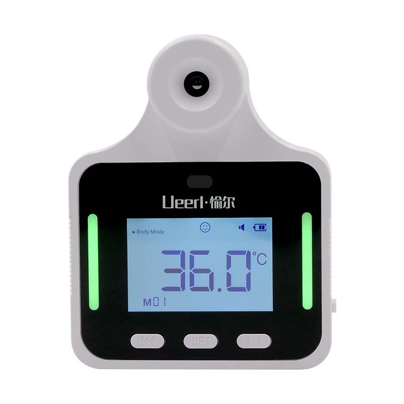 

KF150 1.5m Remote Wall mounted Thermometer with 12 Country Languages Broadcast 0.5 to 1.5m High Precision without Contact