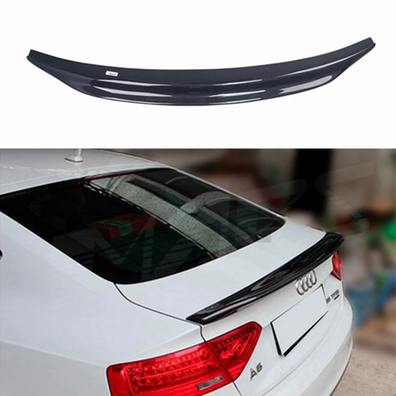 

FOR Audi A5 4-door and 2 -door coupe 2009 - 2016 BLS Style carbon fiber rear spoiler Trunk wing (Not for S5 RS5)