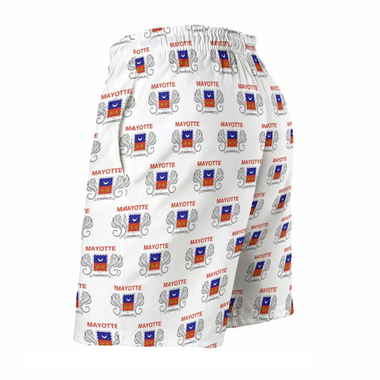 Рисунок 2 - Мужские пляжные шорты с аниме флагом Майотта (местное)