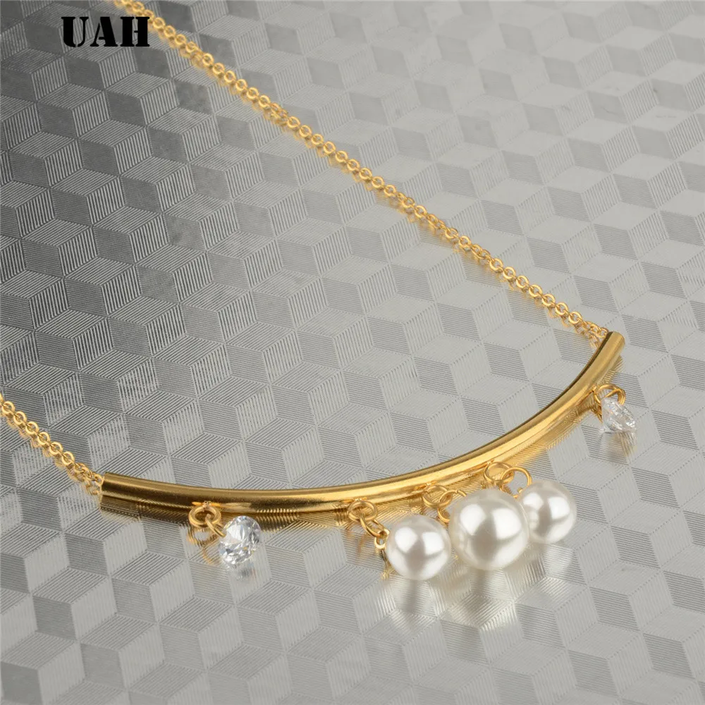 Новинка 2019 г. набор ювелирных изделий из нержавеющей стали с круглым жемчугом и