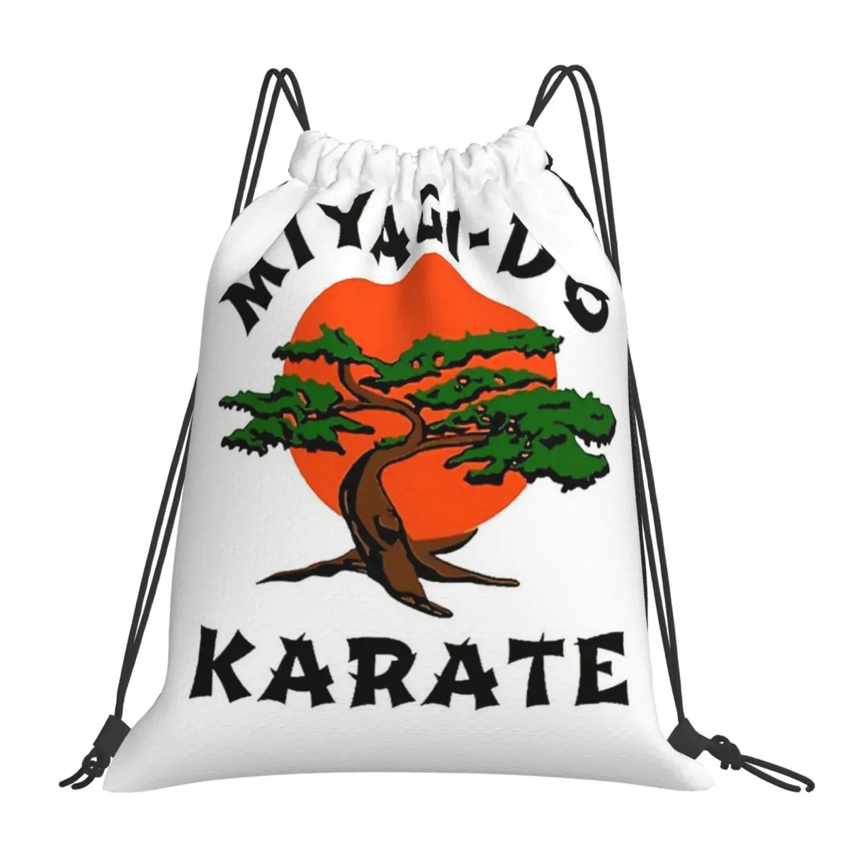 

Miyagi Do Karate Drawstring Bags Multi-function Portable Backpacks Drawstring Bundle Pocket Sports Bags Travel School Man Woman