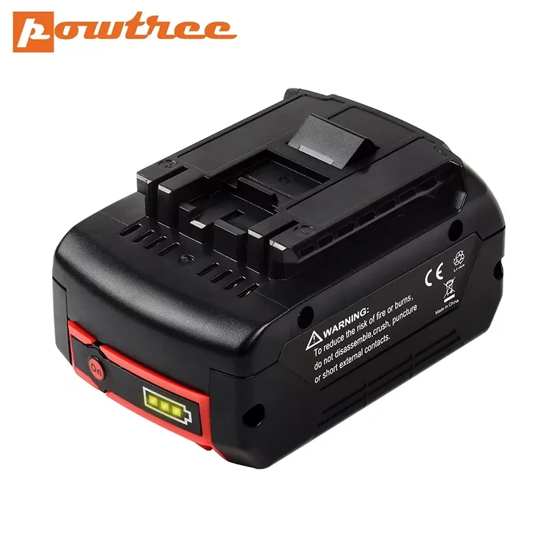 

New in For Bosch BAT618 18V 4000mAh Power Tools Battery Rechargeable Batteries Cordless for Bosch Drill BAT609 3601H61S10