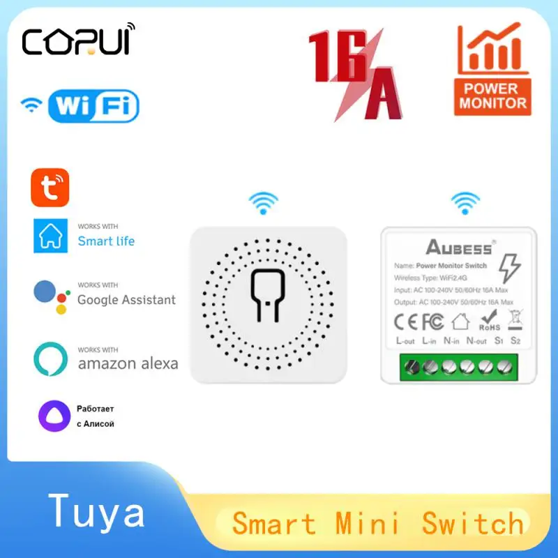 

Умный мини-выключатель Tuya 16 А с поддержкой Wi-Fi и таймером