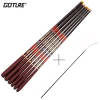 goture telescopic fishing rod carbon fiber 3m 7 2m carp fishing pole ultra light hand stream freshwater fishing rod with 3 tips