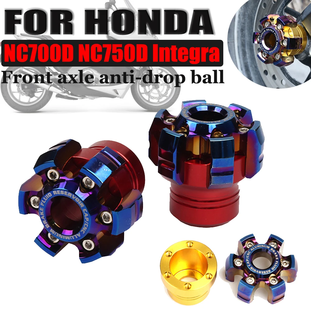 

For HONDA NC750D NC700D NC750 D NC 750D 700D NC 750 700 D Accessories Front Axle Fork Cover Cap Crash Slider Wheel Protector