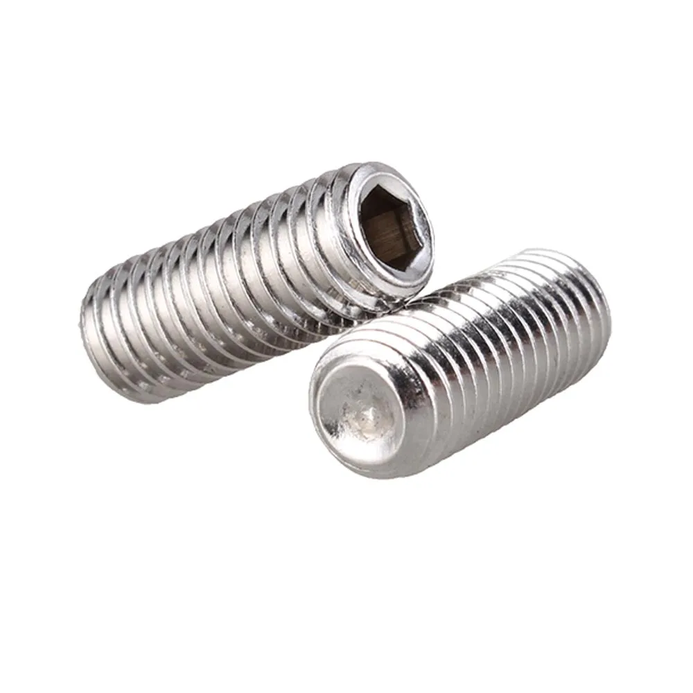 

1/50 шт. M3 M4 M5 M6 M8 M10 M12 M16 DIN916 316 A4 Нержавеющая сталь с шестигранной головкой и шестигранной головкой, установочный болт без головки