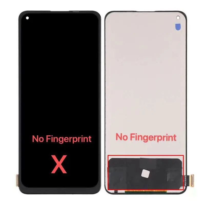 Tanie Wyświetlacz TFT LCD AAA + Digitizer Z Ekranem Dotykowym Do OPPO Realme Q3Pro/znajdź X3 Lite Bez Identyfikatora Palca
