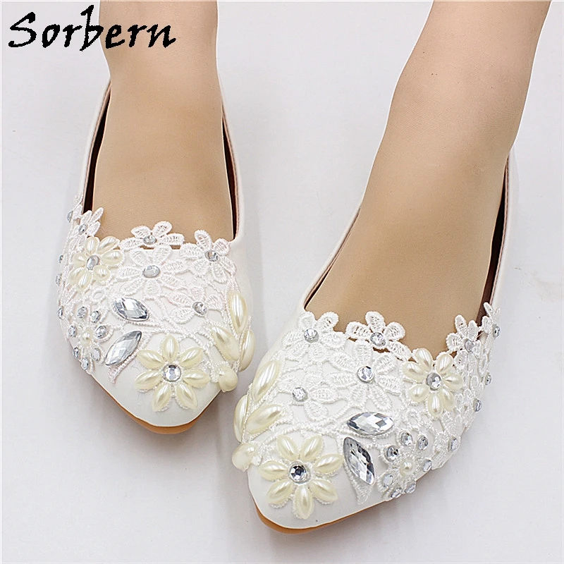 

Женские свадебные туфли на плоской подошве, 3 см, 5 см, 8 см