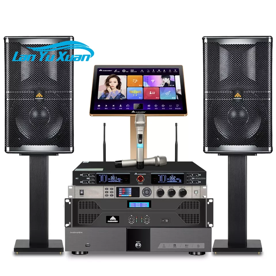 Фото InAndOn Высококачественный караоке-набор KV-V5 Max 4T InAndon KTV Караоке-система с динамиками 4K HIFI Караоке-плеер №1
