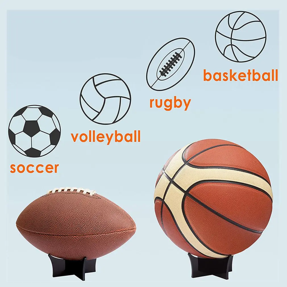 

Football Stand Holder Acrylic Ball Display Stand Basketball Soccer Volleyball Stand Display Storage Rack Holder