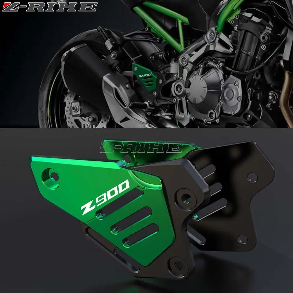 

Для Kawasaki Z900 SE ABS 2022 2023 мотоциклетные левые и правые пластины, крыло, Задняя накладка на педаль, защита каблука Z-900 2017 2018 2019 2020