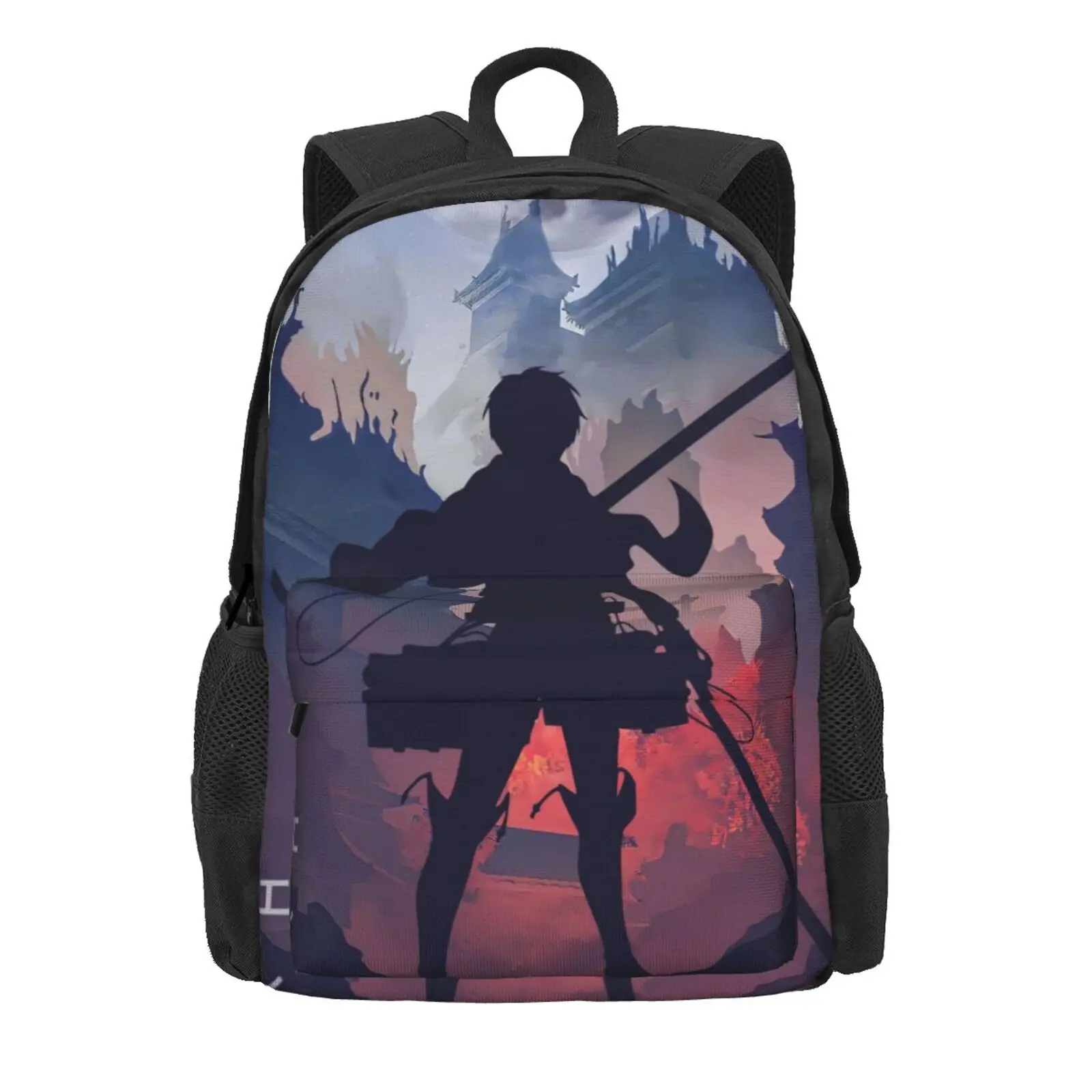 

Школьные ранцы с принтом «атака на Титанов» для мужчин и женщин