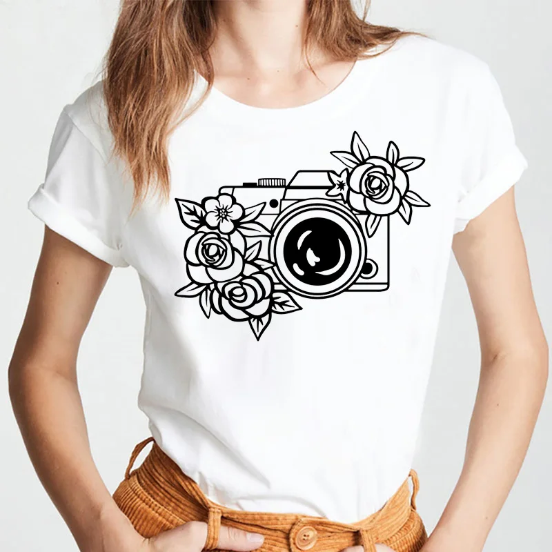 

Женская футболка с коротким рукавом и круглым вырезом, в стиле Харадзюку