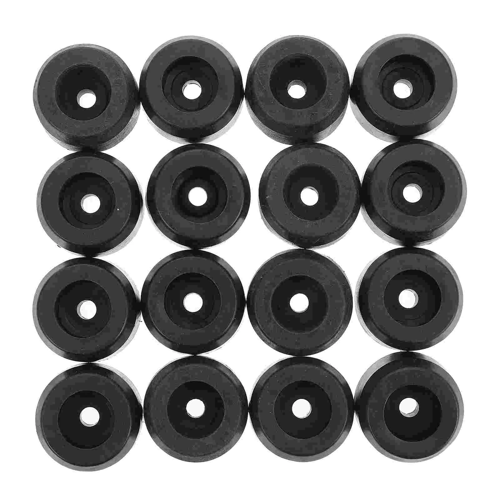 

16 Pcs Speaker Mat Speaker Furniture Leg Bumper Round Speaker Cabinet Feet Pad Rubber Speaker Anti- Vibration Base Pad