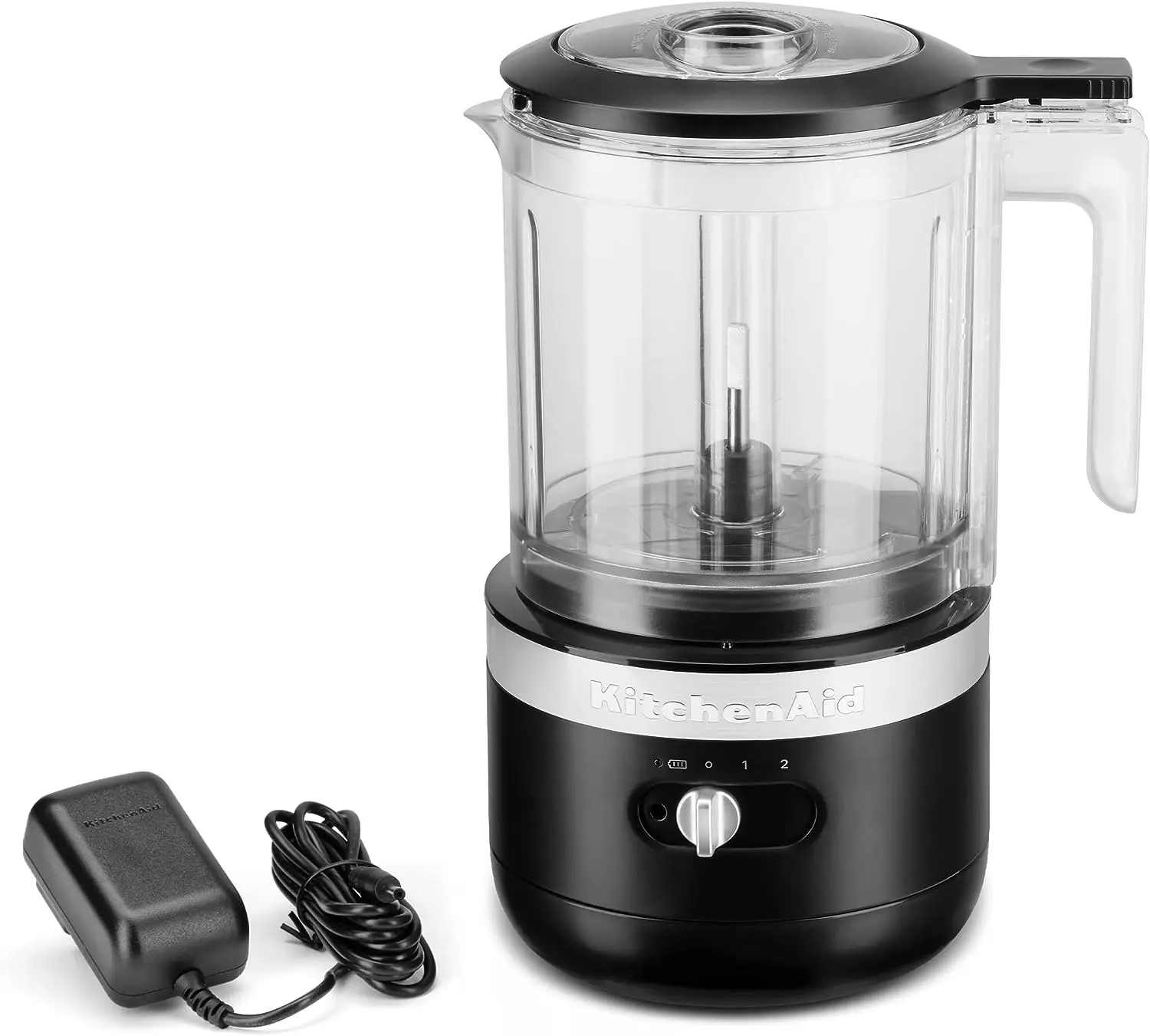 

5 Cup Cordless Food Chopper, Matte Black