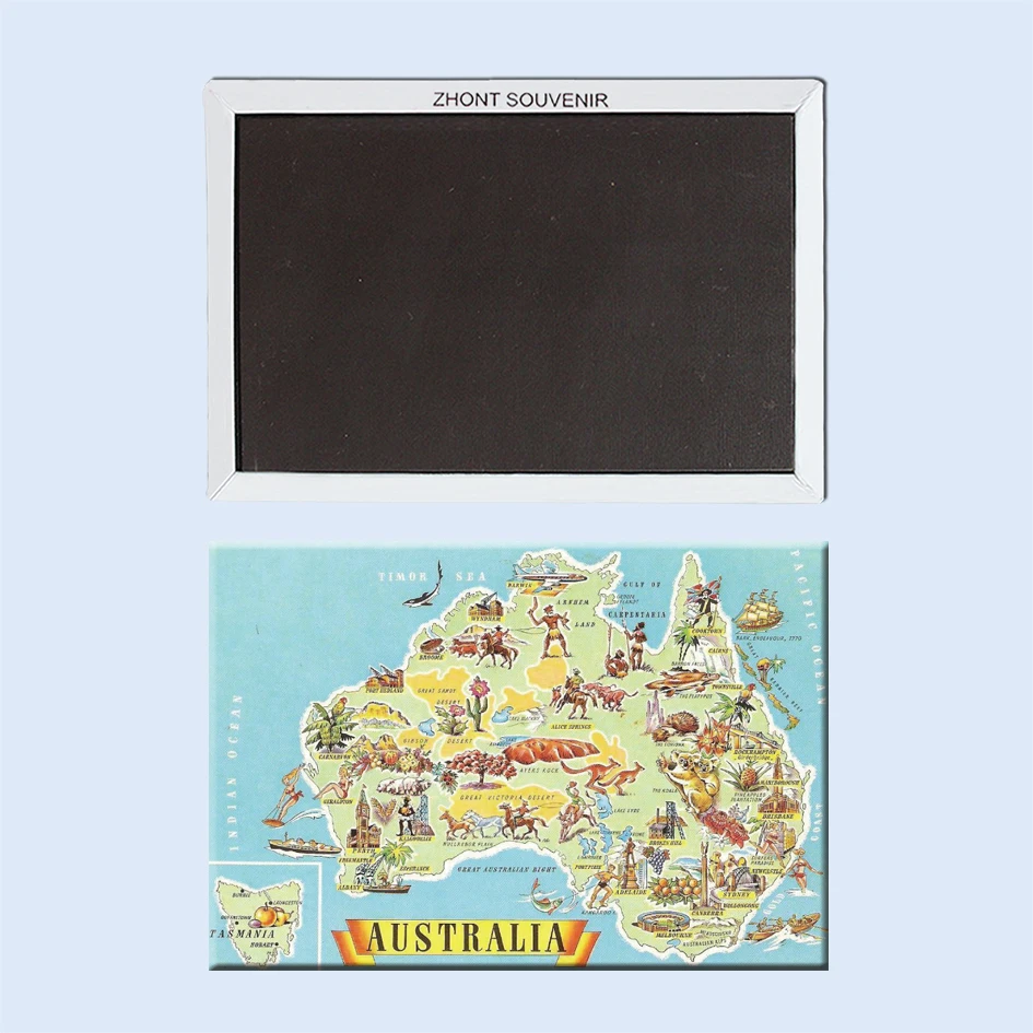 

Decorative Fridge Magnets Australia Map Pictures Wholesale/retail welcome 22167 Vintage Image
