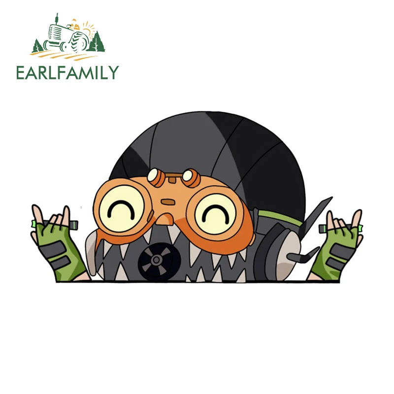 

EARLFAMILY 13 см x 6,7 см для Apex Legends Peeker автомобильные наклейки на окна граффити виниловые фотообои водонепроницаемый декор для багажника
