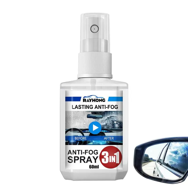 

Car Anti-fog Agent 60ml Auto Defogger Agent Spray Car Window And Windshield Cleaner Prevents Fog On Windshield Glasses Lenses