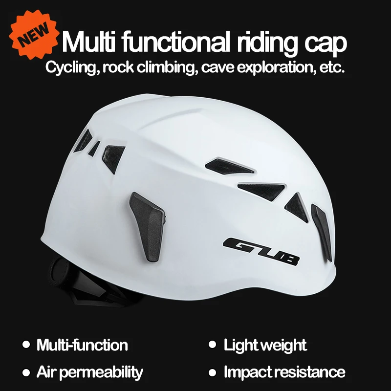 

2022 New Bicycle Helmet climbing safety cap Lightweight Anti-collision Cavern Hat Outdoor Sports Cycling Helmets for Men Women